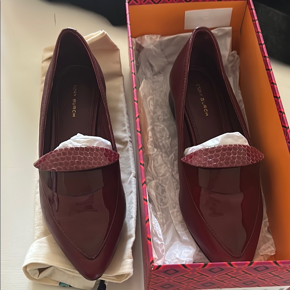 Tory Burch Women's Burgundy Loafers